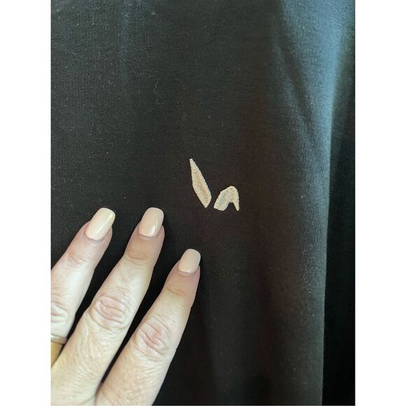 Pride Bunny Black Side Zip Rainbow Reveal T-Shirt sz L LGBTQ NWT - Picture 4 of 8